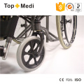 Бариатрические стальные инвалидные коляски Topmedi со съемным подлокотником стола